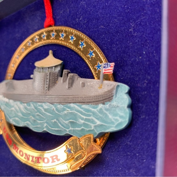 NWT USS Monitor Christmas Ornament. - Picture 4 of 14